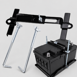 Car battery holder kit