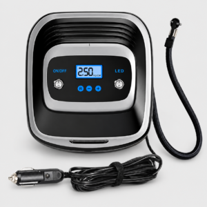 Car tyre air compressor pump inflator